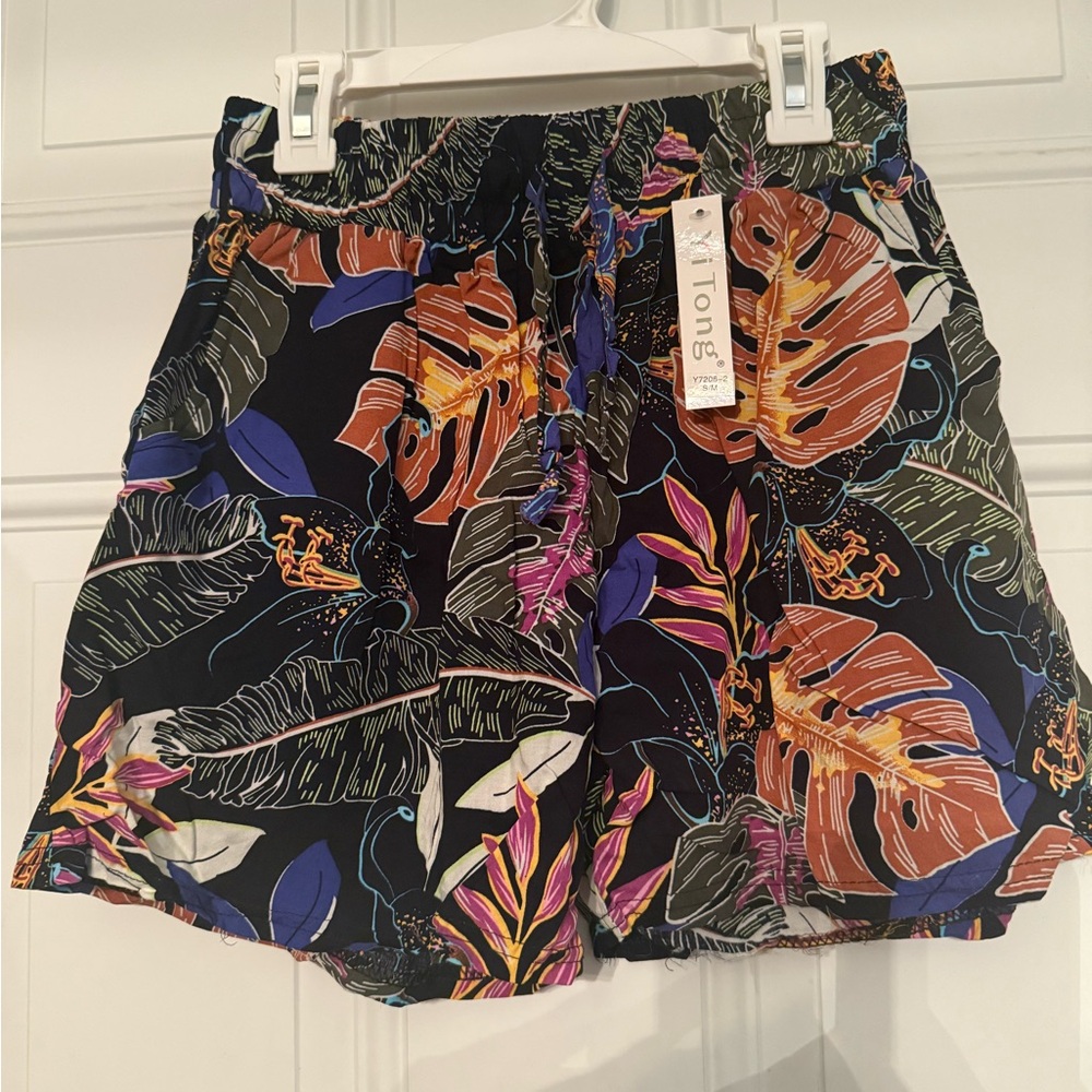 Vibrant High Waist Women's Shorts by